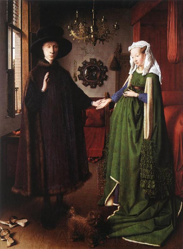 EYCK, Jan van Portrait of Giovanni Arnolfini and his Wife df